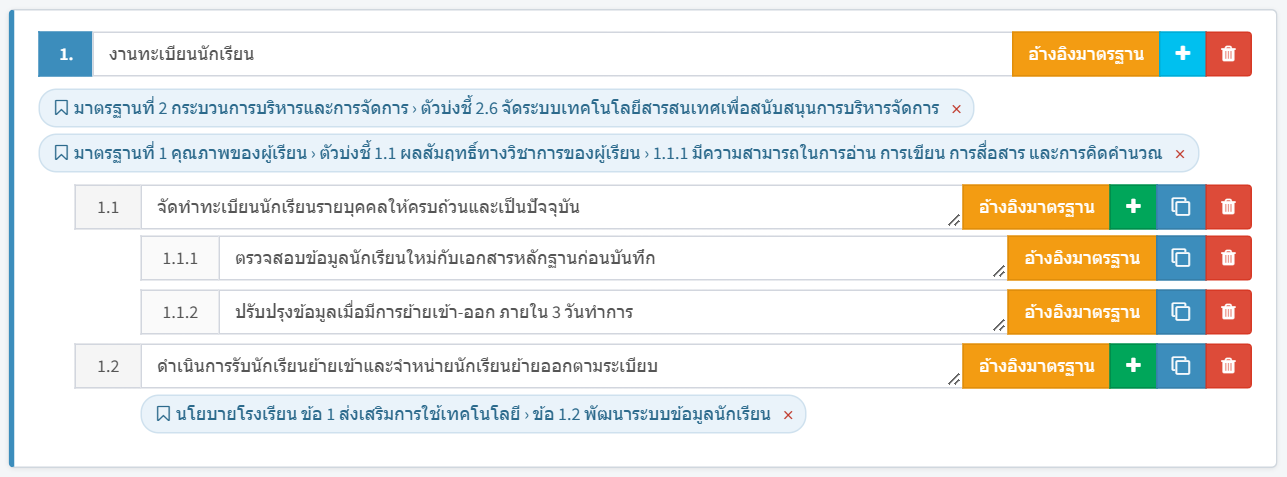 ป้ายมาตรฐานใต้หัวข้อหลังกด Save changes — กด × เพื่อเอาป้ายออก